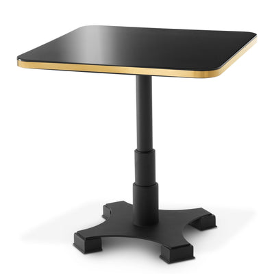 Avoria bistro dining table with black top by Eichholtz