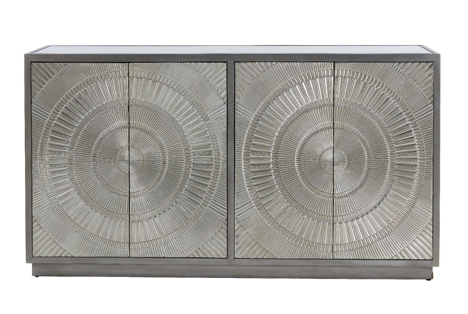Aztec Frenzo 2 Door large Sideboard view in outlet store . Sold as seen-Renaissance Design Studio