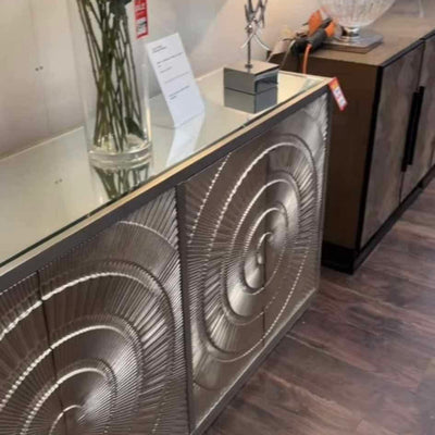 Aztec  Frenzo 2 Door large Sideboard view in outlet store . Sold as seen