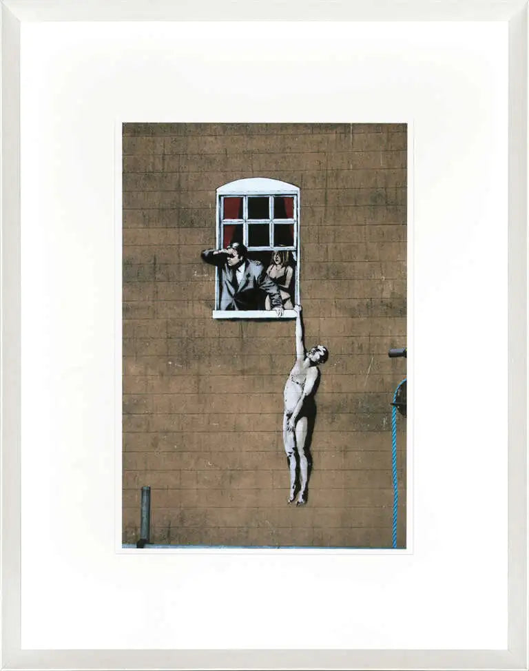 Banksy Park Street framed exclusive prints REDUCED-framed pictures-Renaissance Design Studio