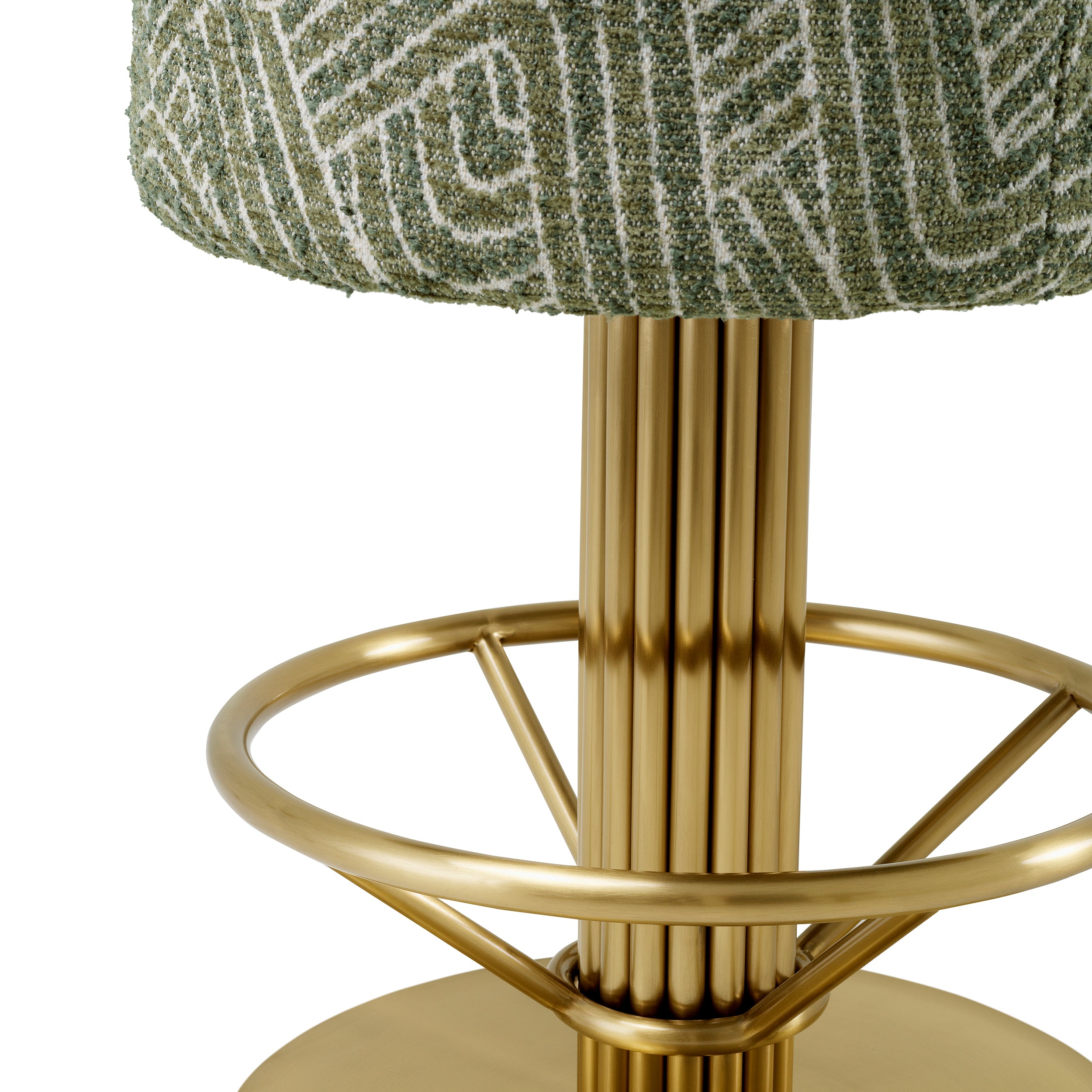 Counter Stool Carleton Brushed by Eichholtz in two colours-bar stool-Renaissance Design Studio
