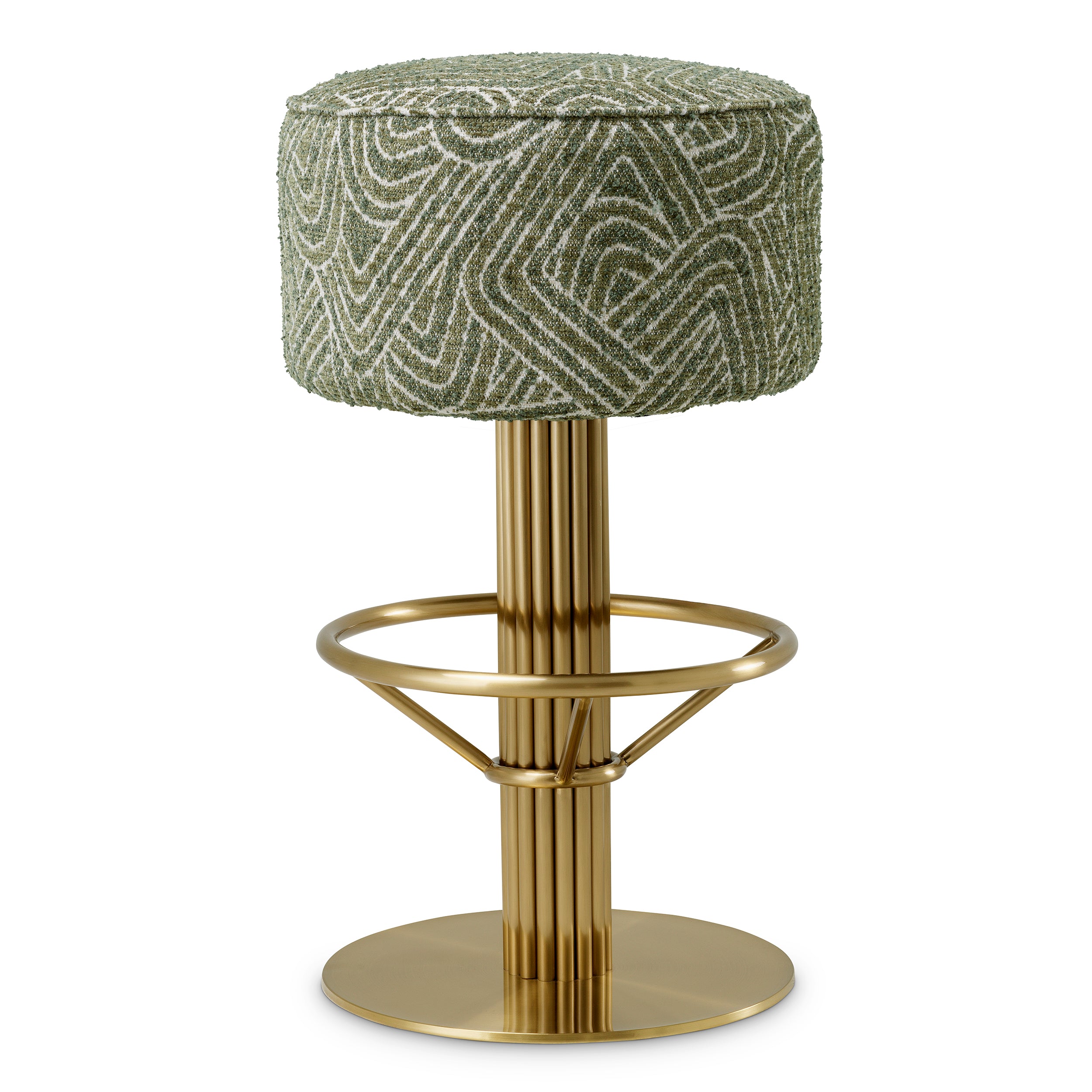 Counter Stool Carleton Brushed by Eichholtz in two colours-bar stool-Renaissance Design Studio