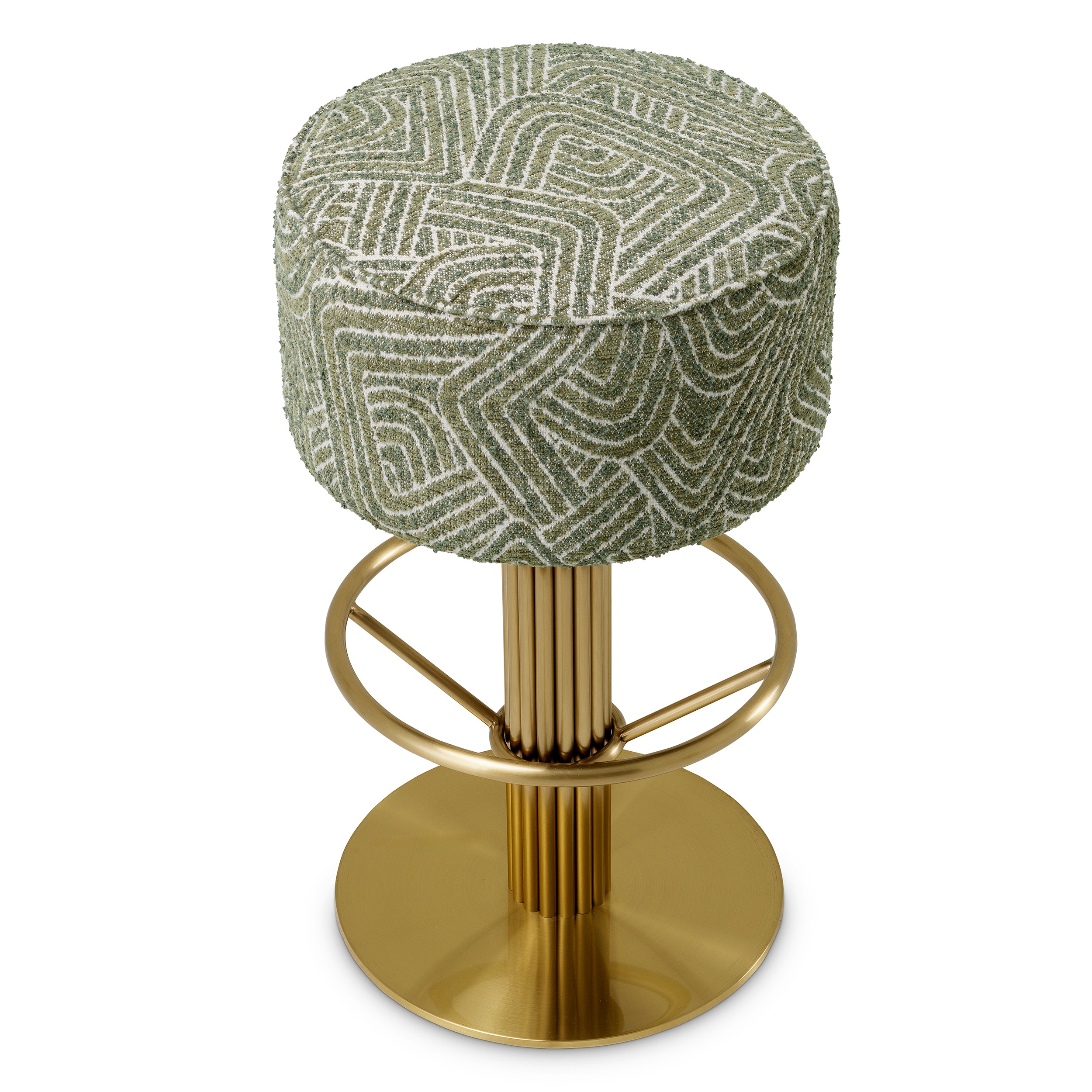 Counter Stool Carleton Brushed by Eichholtz in two colours-bar stool-Renaissance Design Studio