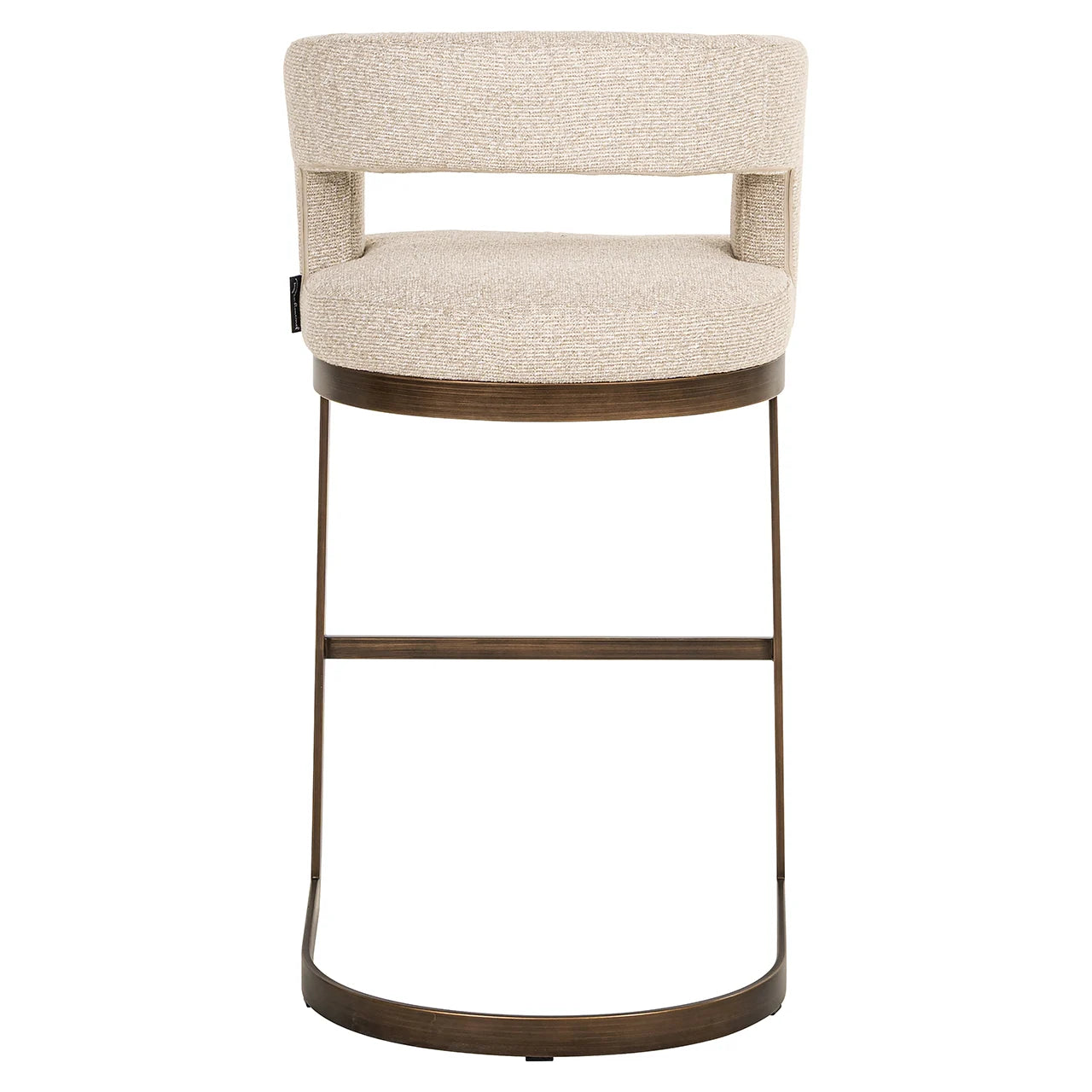 Bar stool Emma in biscotti-Renaissance Design Studio