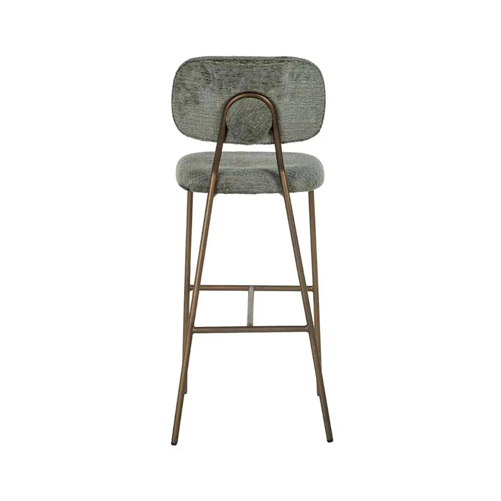 Bar stool Fabian Brushed Gold-Renaissance Design Studio