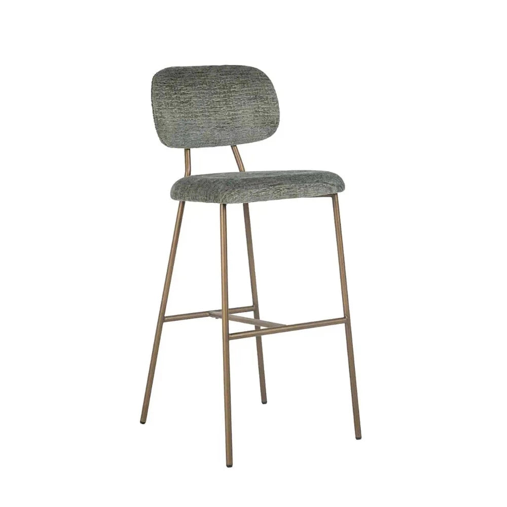 Bar stool Fabian Brushed Gold