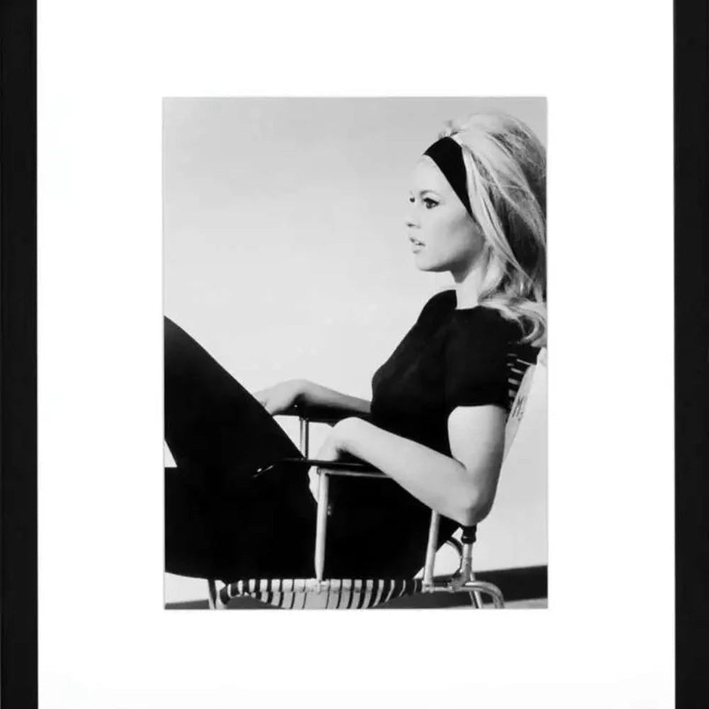 Bardot on set SIGNED BY THE ARTIST LIMITED EDITION Framed Art