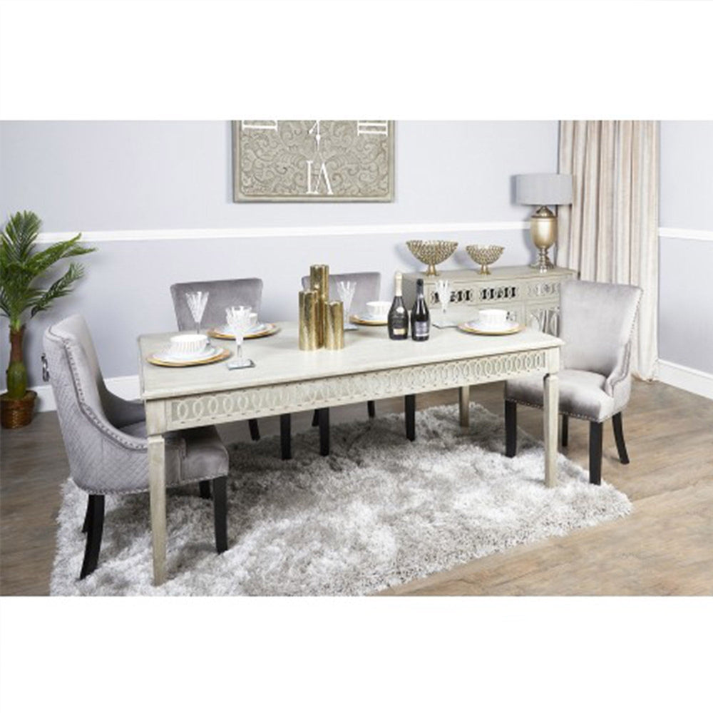 Bayview natural wooden  dining table with side detail   Fabulous buy !  Last one reduced  almost half price