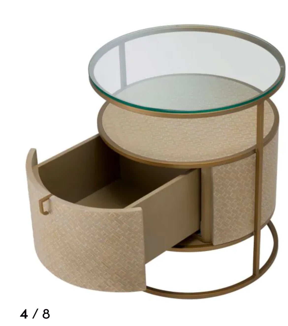 Bedside Table Napa Valley by Eichholtz-Bedside Cabinet-Renaissance Design Studio