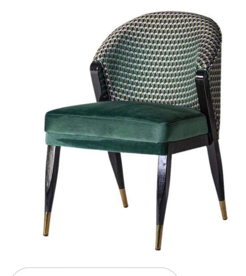 Bell Armchair in Ochre or green