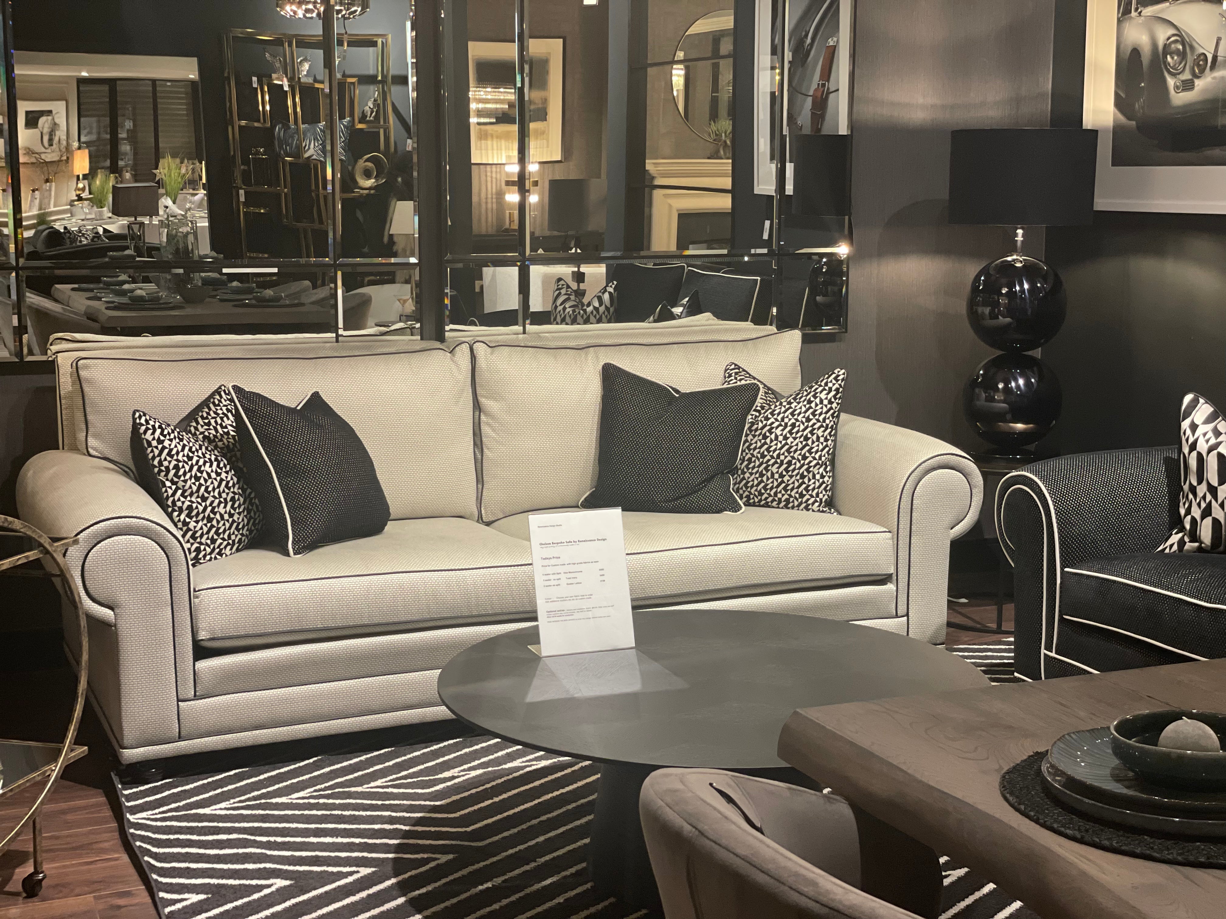 Chelsea bespoke sofa collection by Renaissance Design stock REDUCED by up to 30%-Renaissance Design Studio