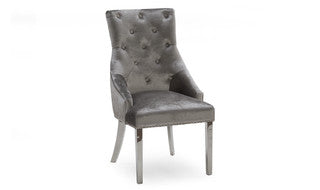 Bellingham dining chair with chrome legs