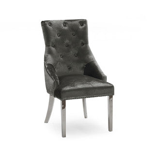 Bellingham dining chair with chrome legs