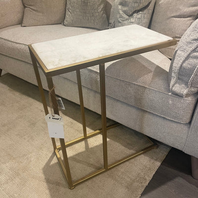 Bellísimo Sofá table gold w marble top one only clearance