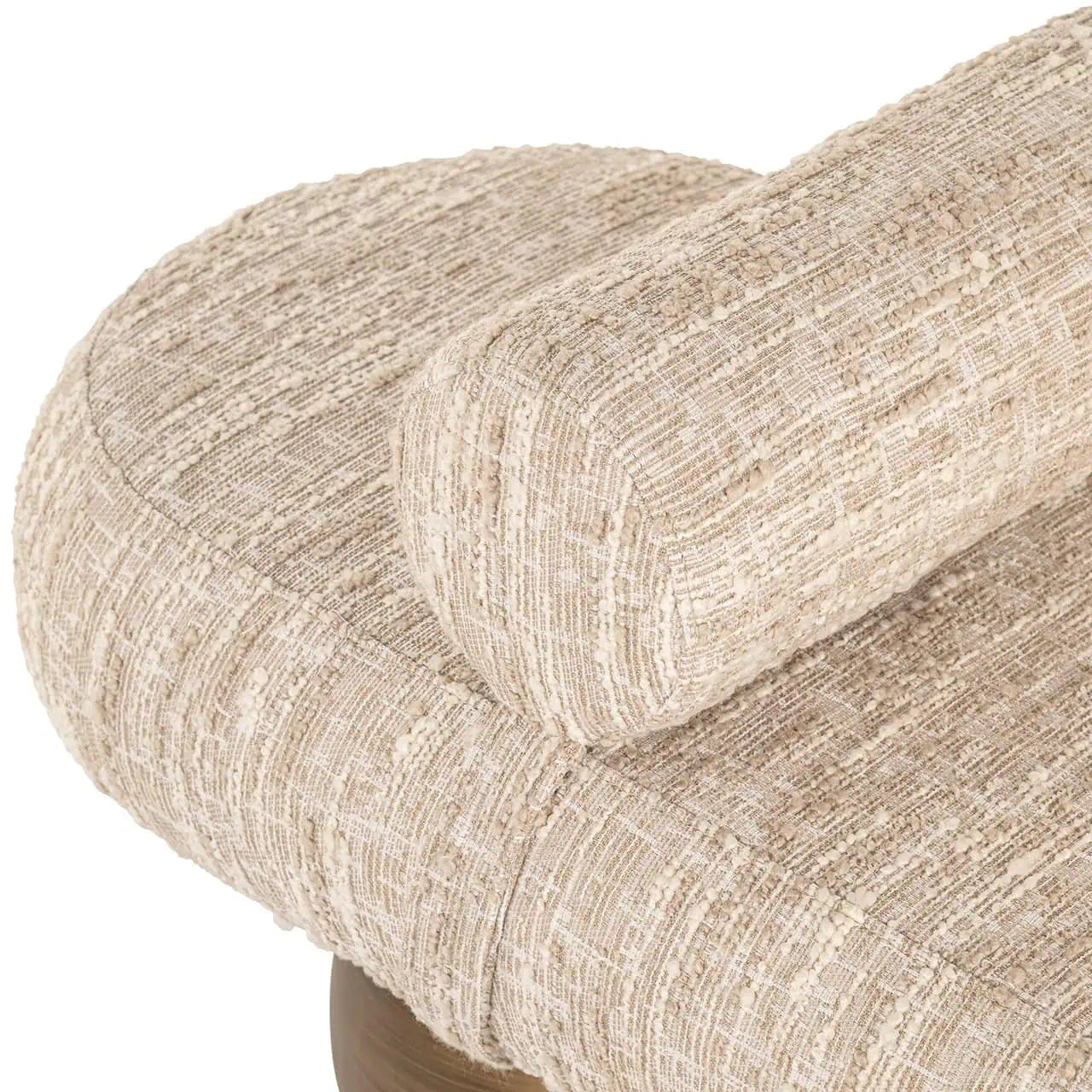 Bench Geneva In Beige 148 cm-Renaissance Design Studio