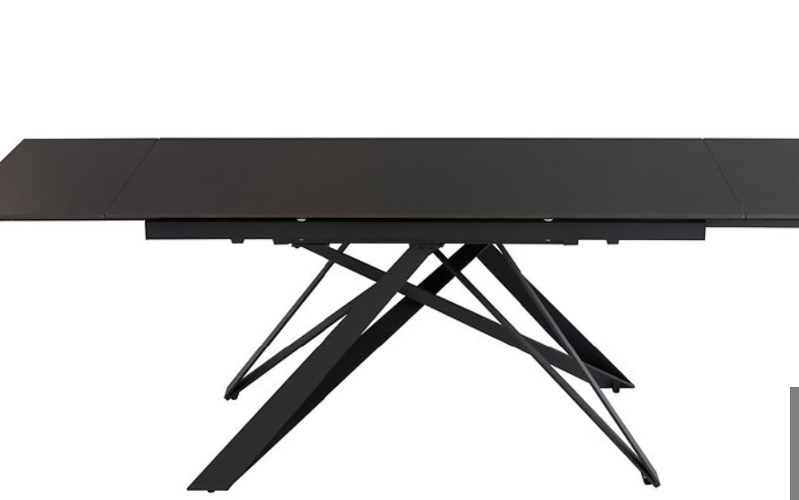 Benny black extending dining table 160 -200/240 cm up to 30% off tables (ex showroom)-dining table-Renaissance Design Studio