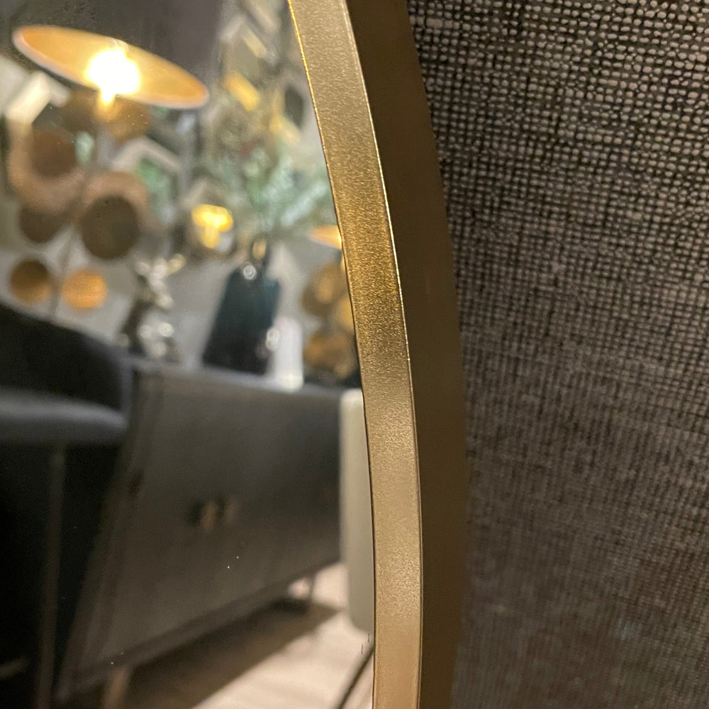 Bergen Kirk  2  slim frame  round mirror d80 cm CLEARANCE OFFER.