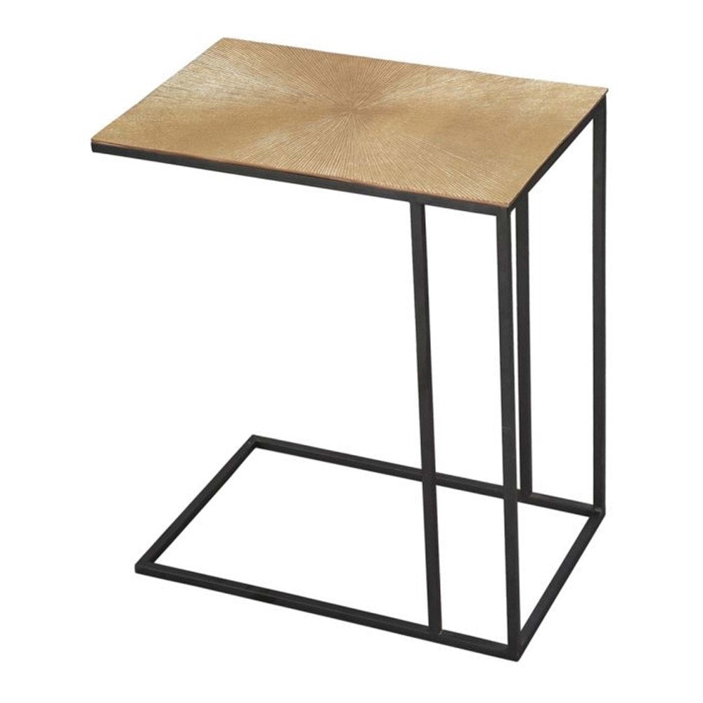 Bibi Black and gold value metal sofa table