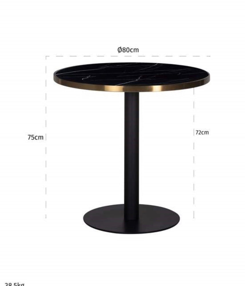 Bistro  Dining Table Zenza 80cm