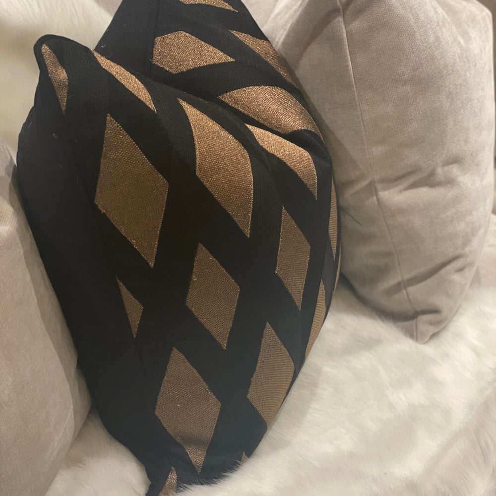 Black & Gold Splender Scatter Cushion  by Eichholtz save up to 40%