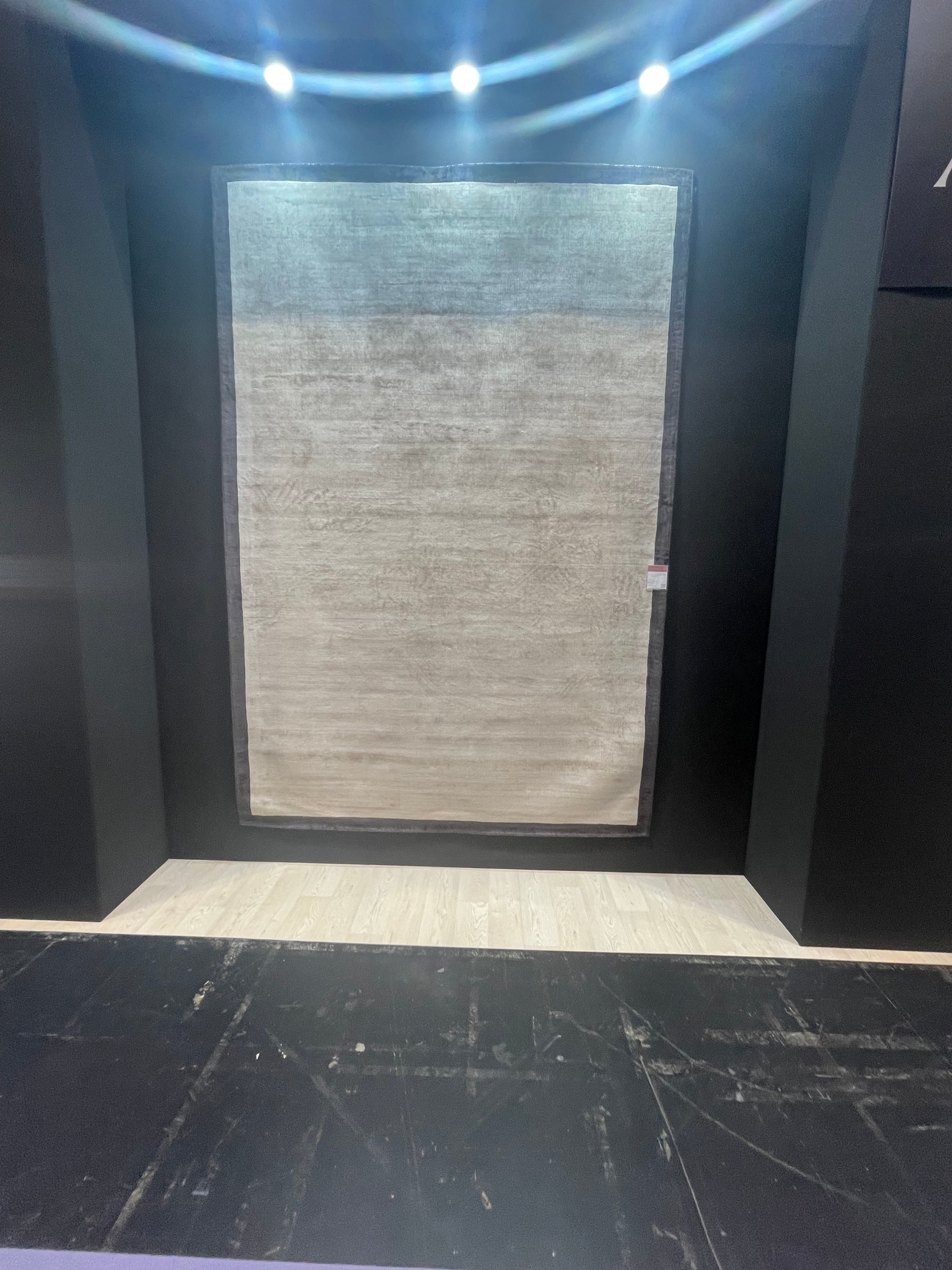 Blade Border Rug in several colour combos-Renaissance Design Studio