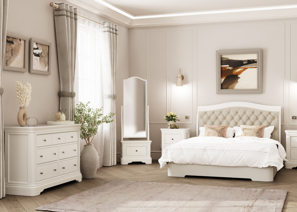 Bone large 7 drawer chest in Bone colour-Renaissance Design Studio