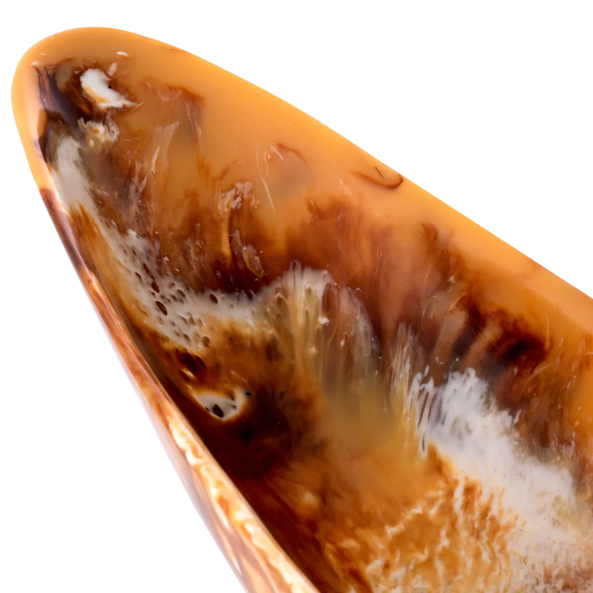Bowl Mood Long Orange Swirl by Eichholtz-Renaissance Design Studio