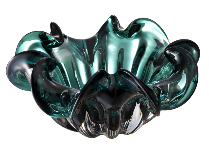 Bowl Triada Green glass - By Eichholtz. Save 30%-Renaissance Design Studio