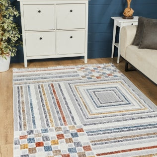 Bradley Rug textured Economy range in 3 sizes and choice of patterns-Renaissance Design Studio