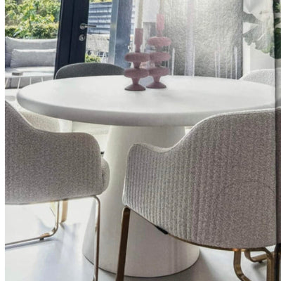 Brandie Round dining table 130 cm