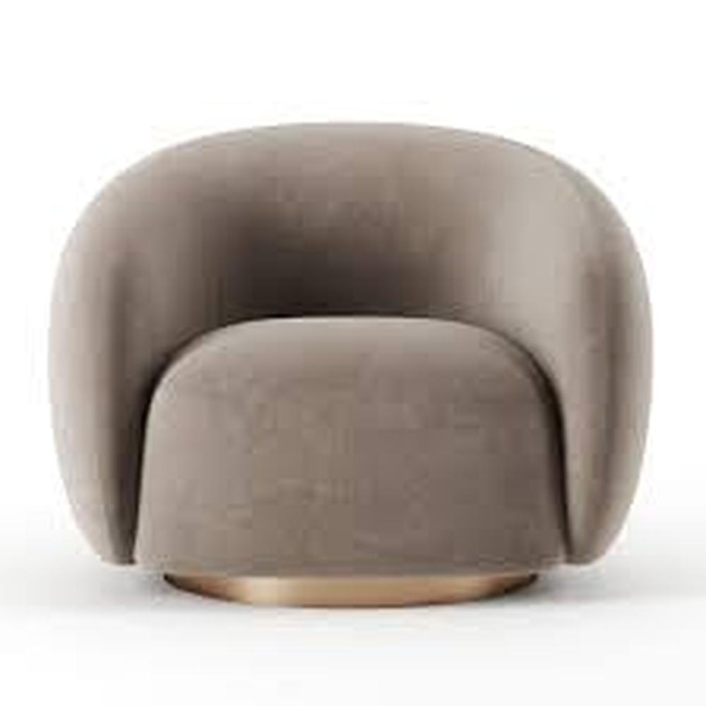 Brice low line designer Swivel Chair by Eichholtz-Renaissance Design Studio