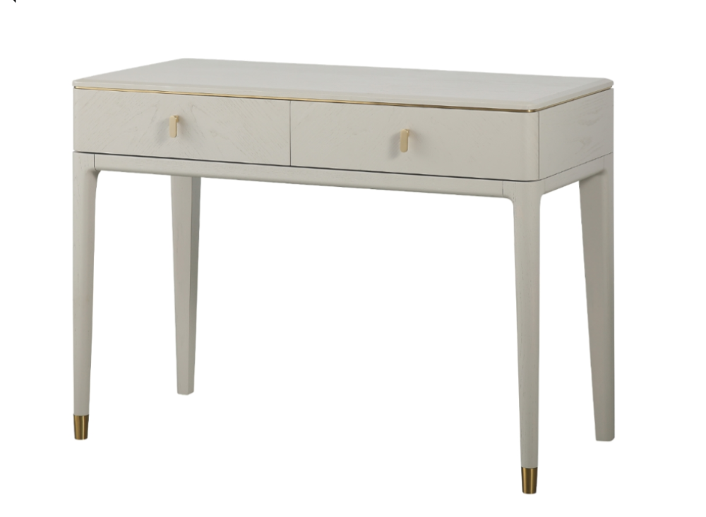 Brushed off white Designer Ardboyne dressing table-dressing table-Renaissance Design Studio