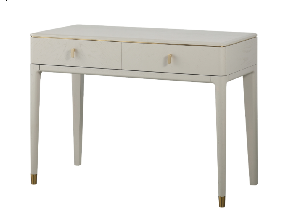 Brushed off white Designer Ardboyne dressing table-Renaissance Design Studio