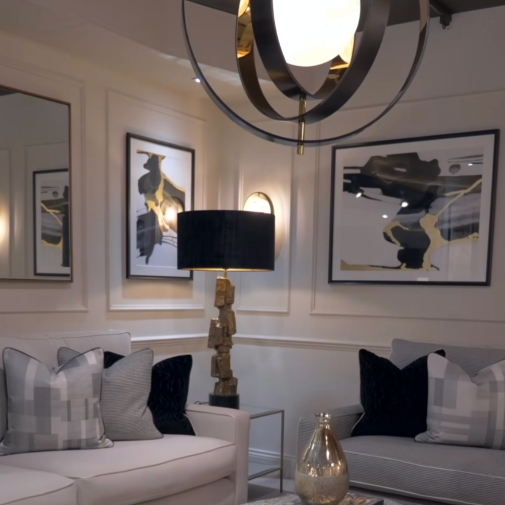 Brutalist Noto Scultpure Table Lamp by Eichholtz-Table lamp-Renaissance Design Studio