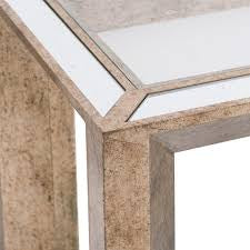 Byron Antiqued Distressed Slim mirrored console table reduced sold as seen One only !-Renaissance Design Studio