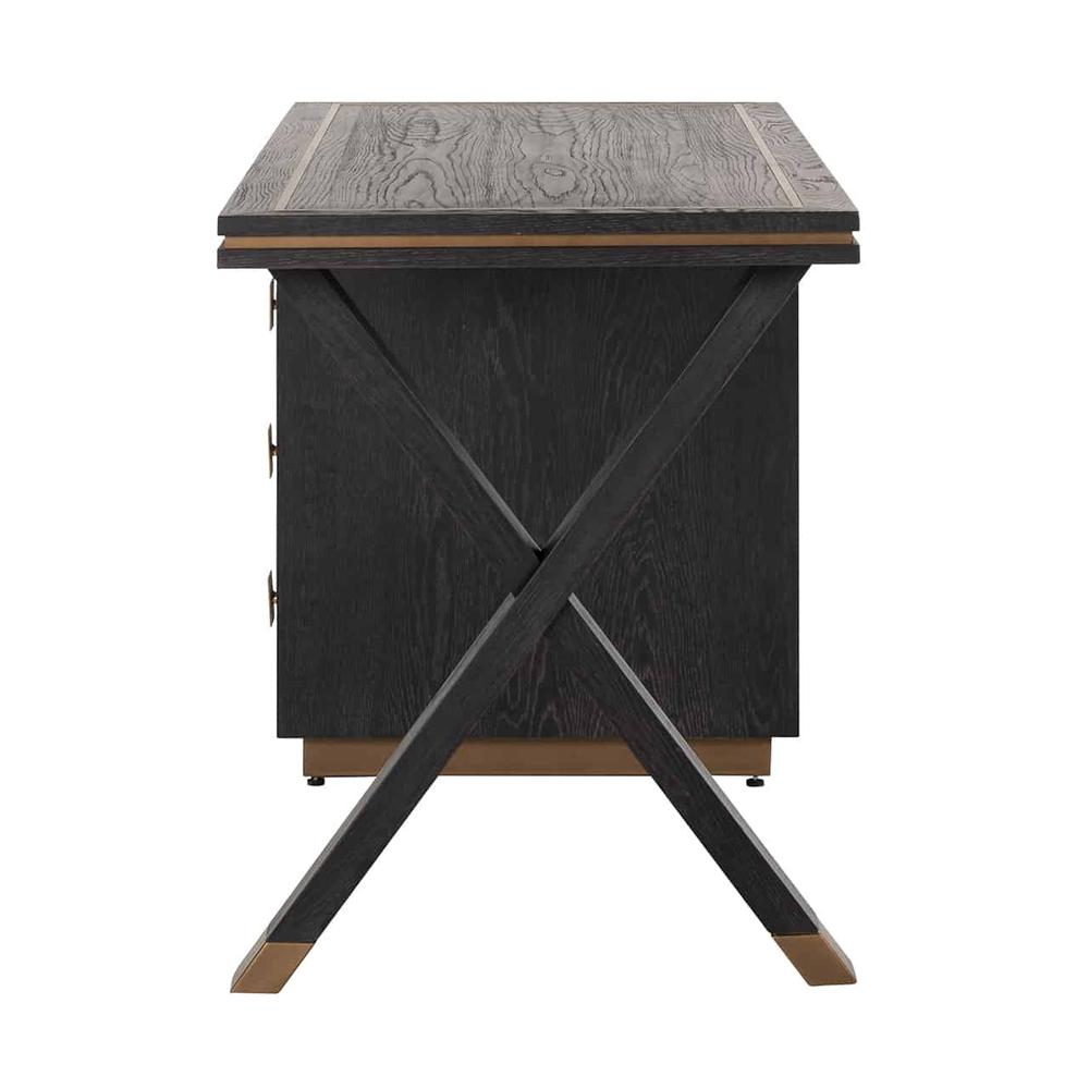 Byron H Desk with 3 drawers-Renaissance Design Studio
