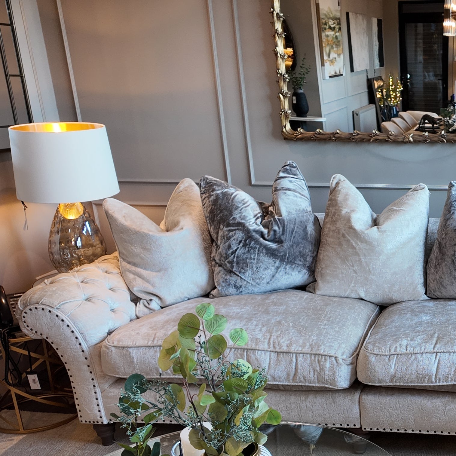 Westbridge Keaton sofa XL plus Loveseat in Jersey flannel.. Available with 34% off !-Renaissance Design Studio