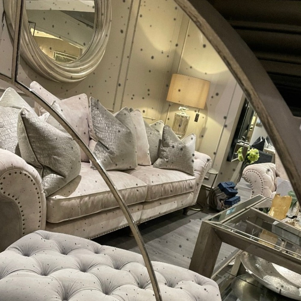 Byron Round Window Mirror Xl 120 cm-Renaissance Design Studio