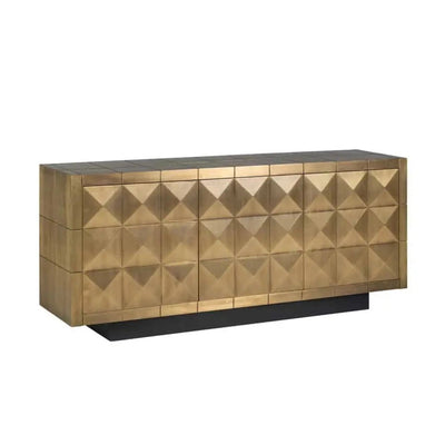 Calley Brushed Gold Feature Sideboard