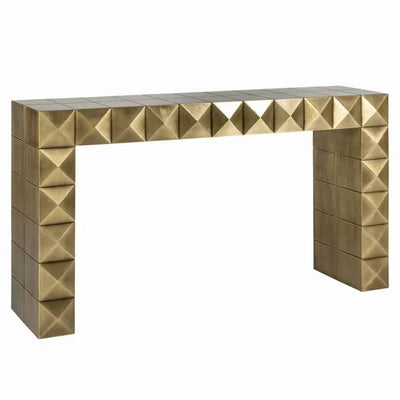 Calley Console Table Brushed Gold