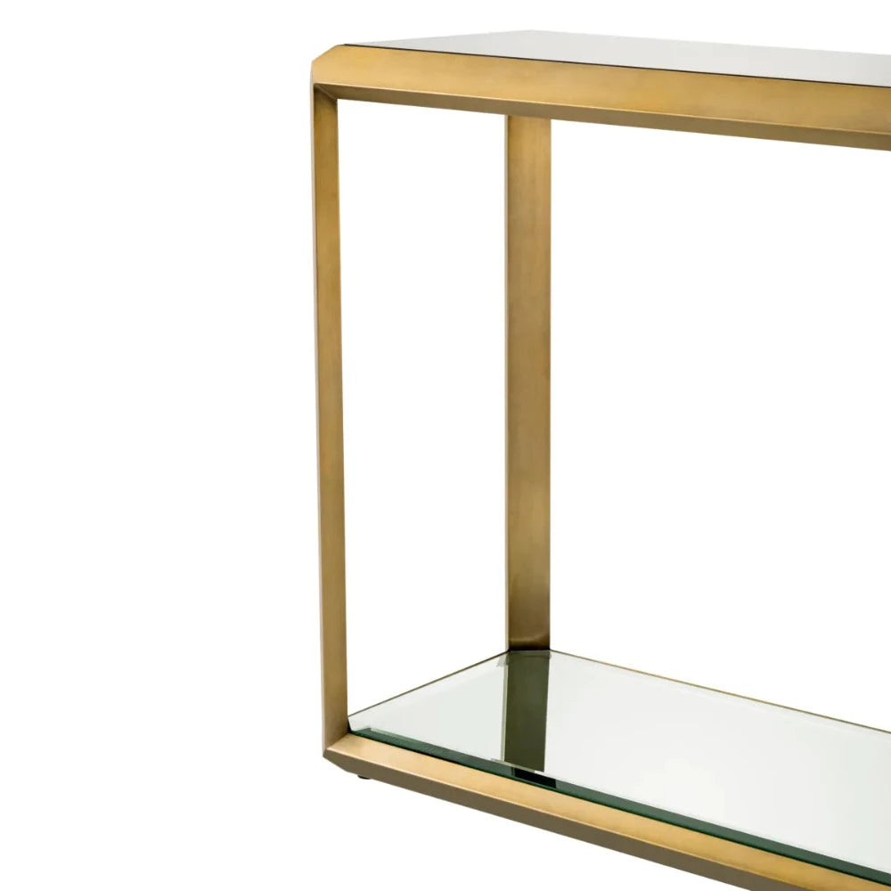 Callum Brass console table by Eichholtz