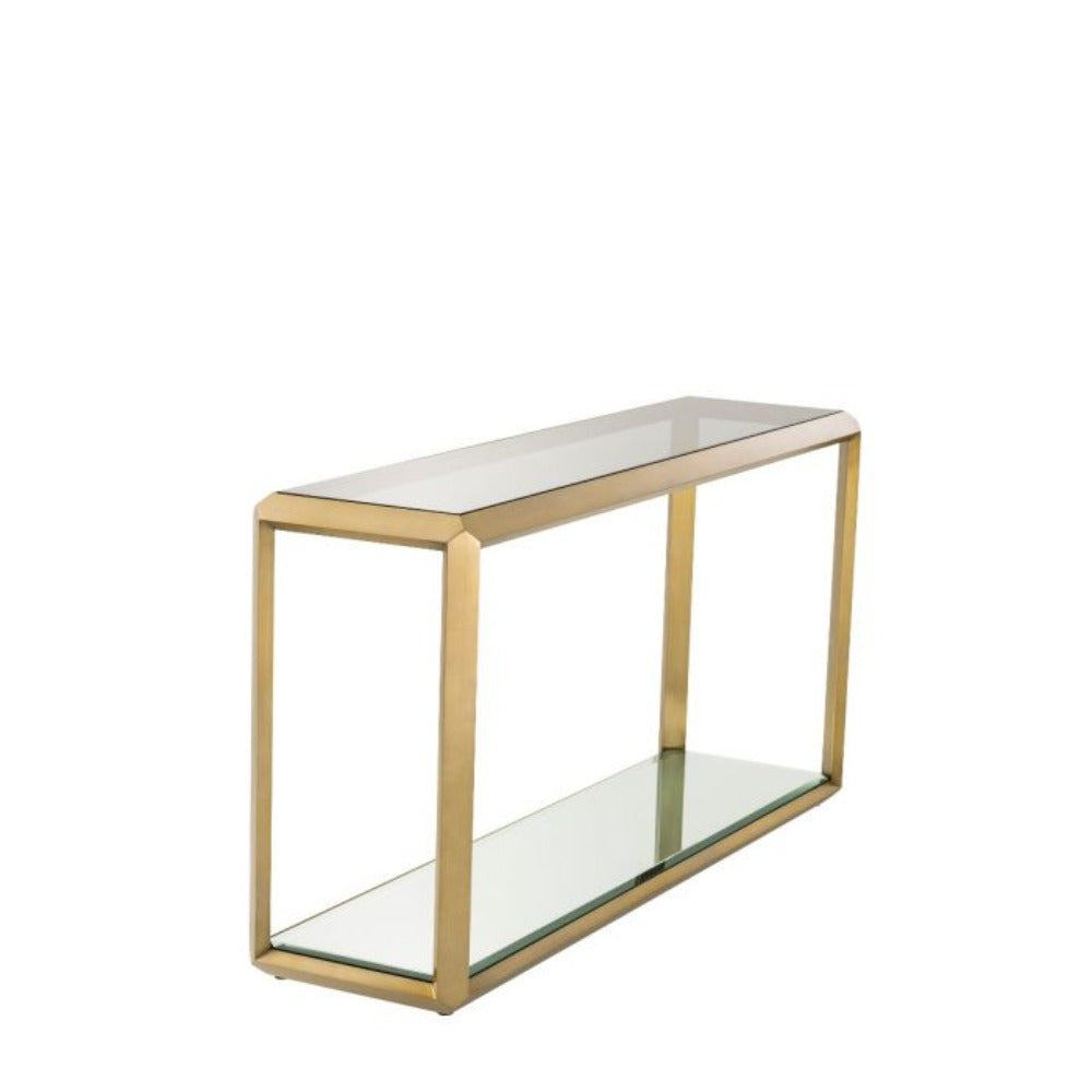 Callum Brass console table by Eichholtz