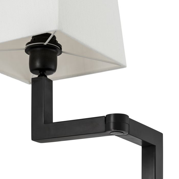 Cambell table lamp with swing arm by Eichholtz