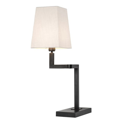 Cambell table lamp with swing arm by Eichholtz