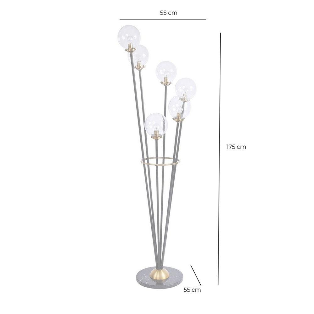 Camden Club Bubble Floor Lamp ex display sold as seen-Renaissance Design Studio