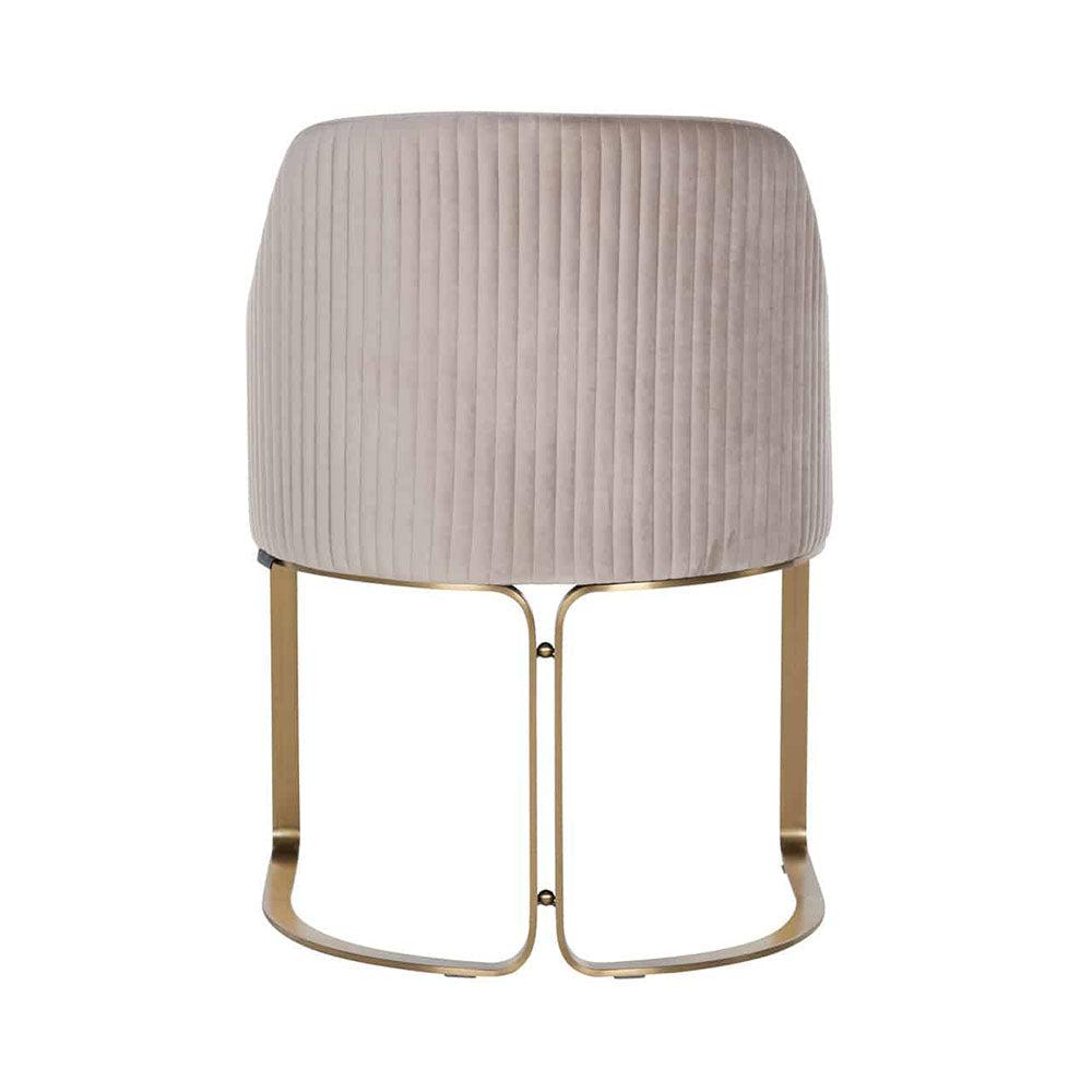 Camden Club Designer Dining Chair with gold frame