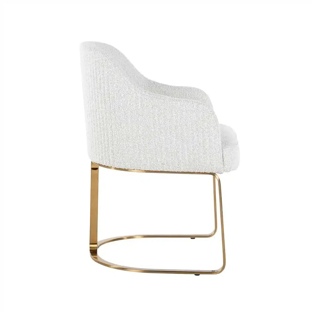 Camden Club Designer Dining Chair with gold frame REDUCED PRICE (see below )