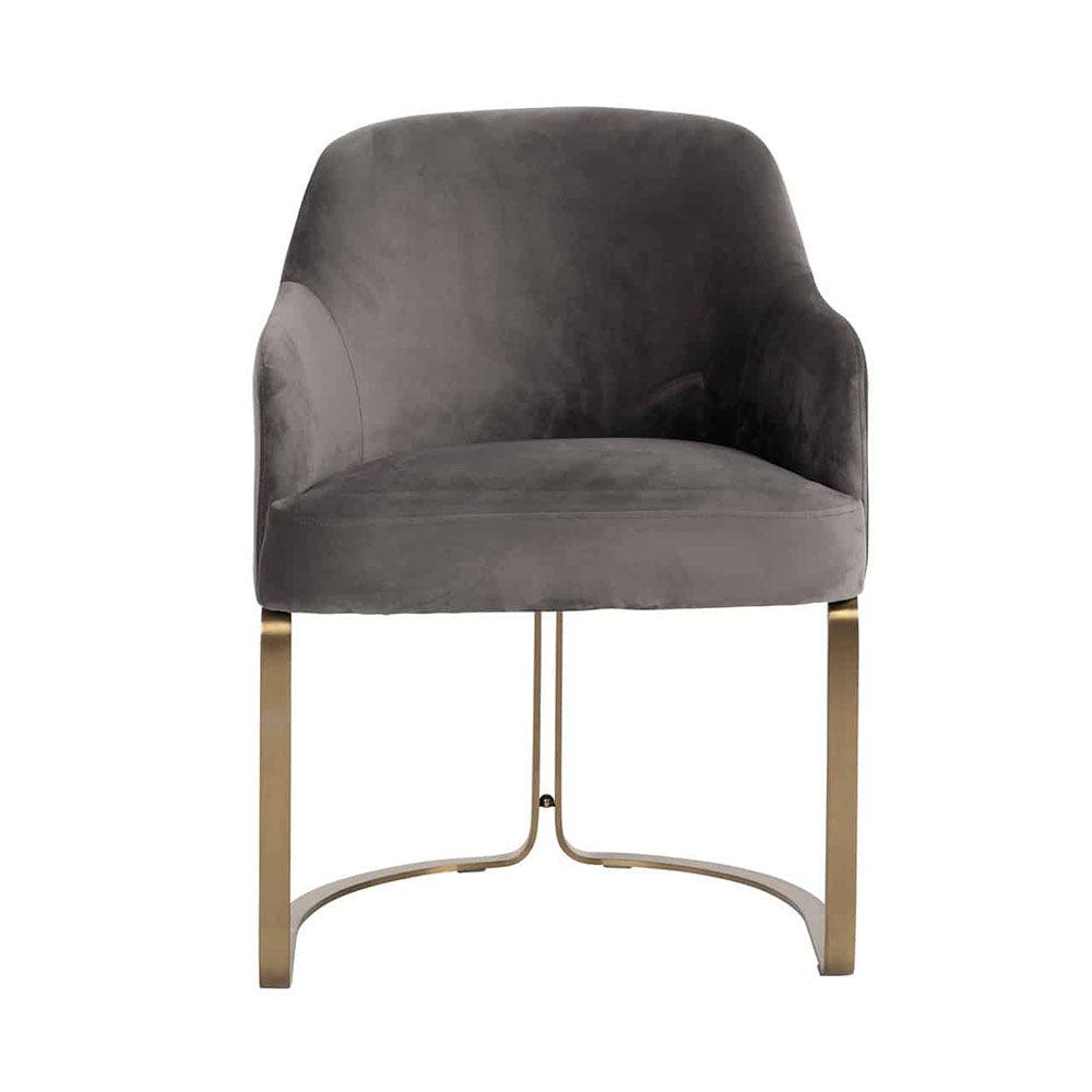 Camden Club Designer Dining Chair with gold frame REDUCED PRICE (see below )-Renaissance Design Studio