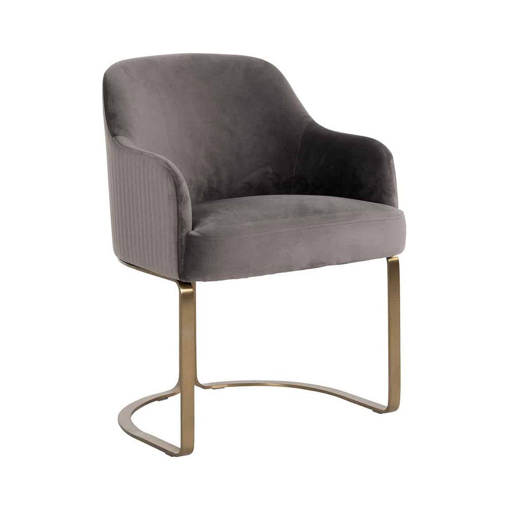 Camden Club Designer Dining Chair with gold frame REDUCED PRICE (see below )-Renaissance Design Studio