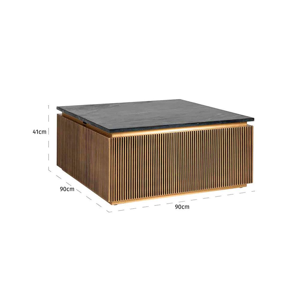 Camden Club Ironville square Coffee Table-Renaissance Design Studio